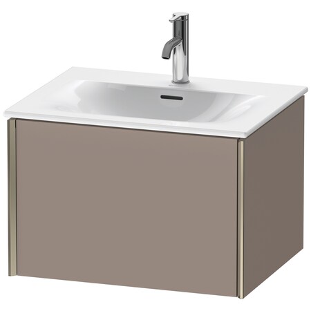 Duravit Xviu Wall-Mounted Vanity Unit Basalt Matt XV40320B143